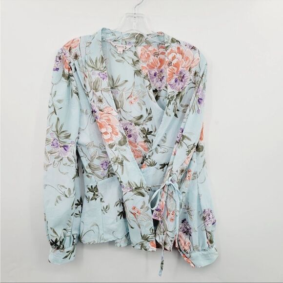 Nanette lepore wrap blouse small - Picture 1 of 8